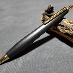 銘木 本黒檀 真黒 ウッドシャープペンシル【送料・ギフトボックス無料