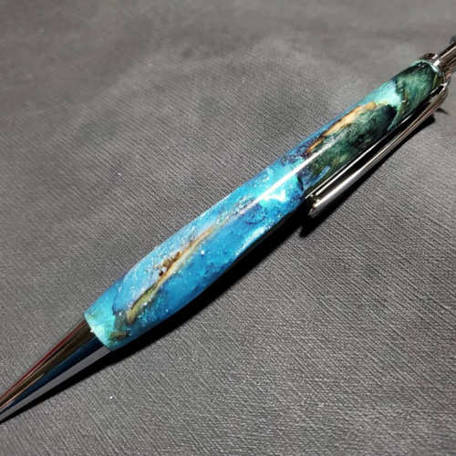 ウッドペンクラフト ショートボールペン レジン woodpencraftさんのペン紹介 - YouTube