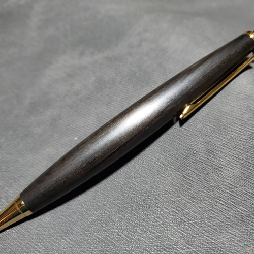 黒檀の筆筒 小柳 青紙2号 黒打 桜 黒檀水牛柄 135mm – MUSASHI