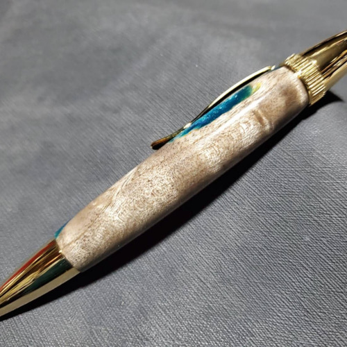 マーブルウッド ウッドレジンボールペン【送料・ギフトボックス