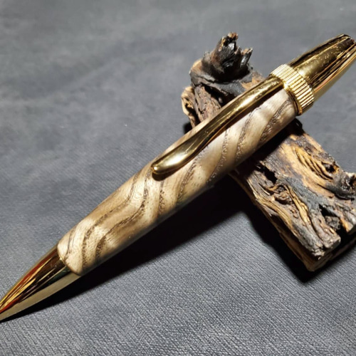 神代タモ ウッドボールペン【送料・ギフトボックス無料・当日発送