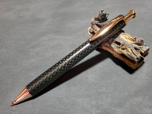 カーボンファイバー ロングシャープペンシル【送料・ギフトボックス