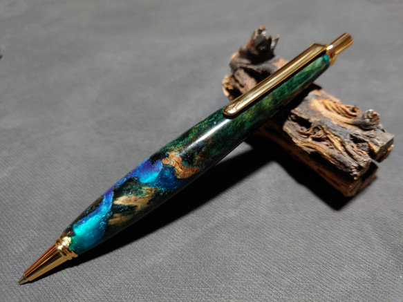 ボナンペン　地球　レジンウッド　シャーペン ボナンペン レジンウッド シャープペン - メルカリ