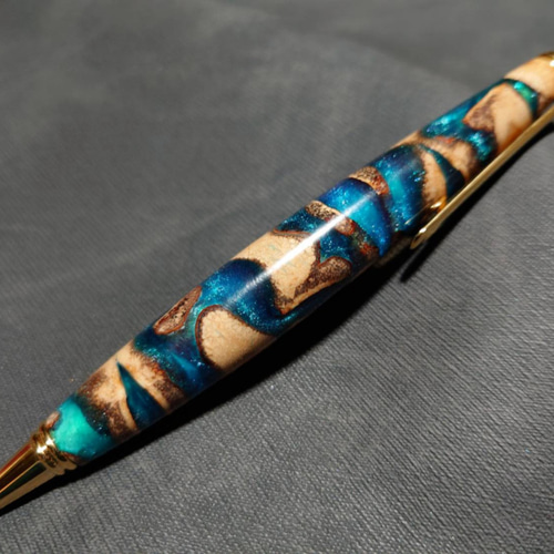 ハケア 木の実ウッドレジンシャープペンシル 【送料・ギフトボックス