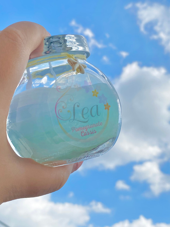 【Kondoi blue into a bottle】 小瓶に海を閉じ込めよう大作戦キャンドル 星の砂 4枚目の画像
