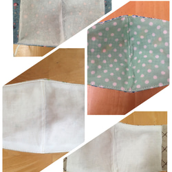 サイズ追加しました♡送料無料♡かわいい立体マスク♡キッズサイズ♡2枚よりどり♡選べる裏地♡子ども♡ 5枚目の画像