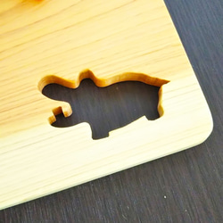カバのまな板　カッティングボード　木製 2枚目の画像