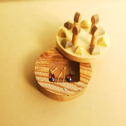 木のケーキ 小物ケース アクセサリーケース【プレゼント】【誕生日】【ギフト】 3枚目の画像