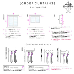 【受注】カーテン: ”水玉”オレンジ 6枚目の画像