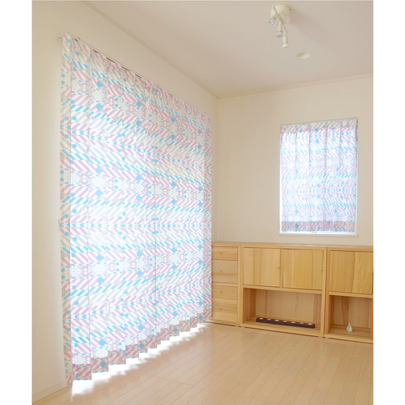 [訂購]窗簾：“片”紫 第2張的照片