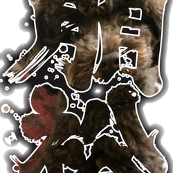 アート書道【スマホ待ち受け壁紙製作】✨ 4枚目の画像