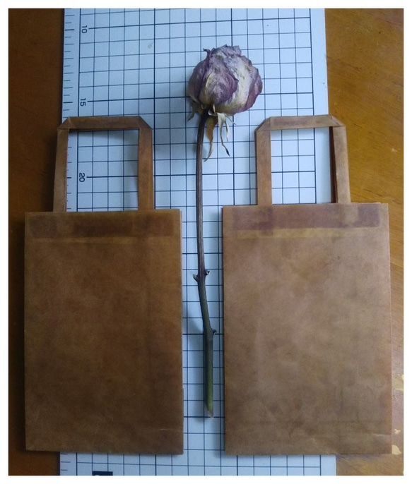 蝋引き紙袋ロング3枚セット（送料無料） 3枚目の画像