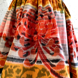 S-M size　大輪の曼珠沙華のような布団皮スカート 3枚目の画像