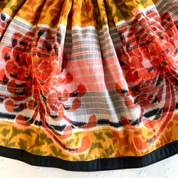 S-M size　大輪の曼珠沙華のような布団皮スカート 6枚目の画像