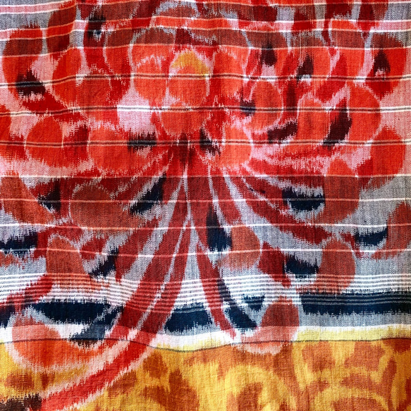 S-M size　大輪の曼珠沙華のような布団皮スカート 7枚目の画像
