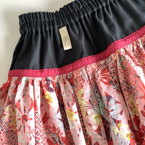 S-M size シースルーの和柄スカート フレアスカート アルゴビ縫製 通販