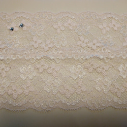マスクカバー　夏　ピンク　冷感　スワロフスキー　プレゼント　チャーム　ブライダル 3枚目の画像