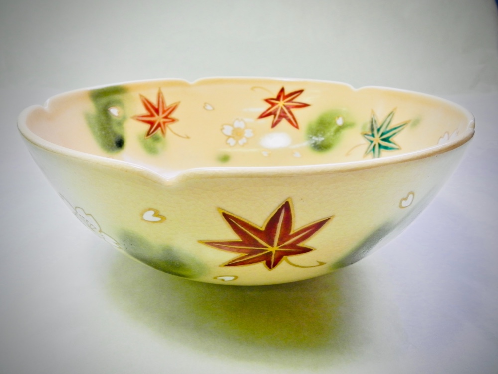 雲錦　菓子鉢　巌作