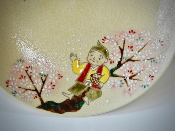 日本の昔話シリーズ　花咲か爺さん　銘々皿 2枚目の画像