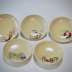 日本の昔話シリーズ　花咲か爺さん　銘々皿 4枚目の画像