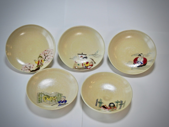 日本の昔話シリーズ　花咲か爺さん　銘々皿 4枚目の画像