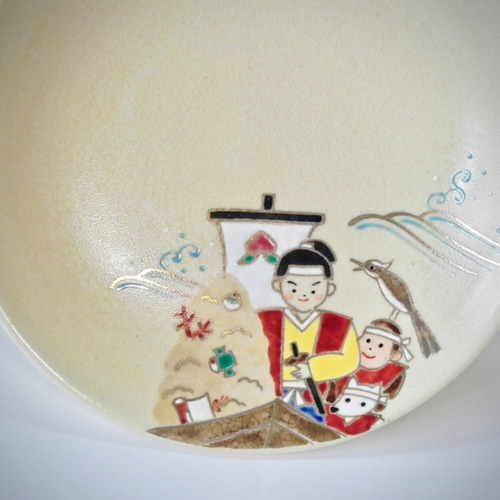 日本の昔話シリーズ 桃太郎 銘々皿 小皿 巌窯 通販 9913350｜Creema