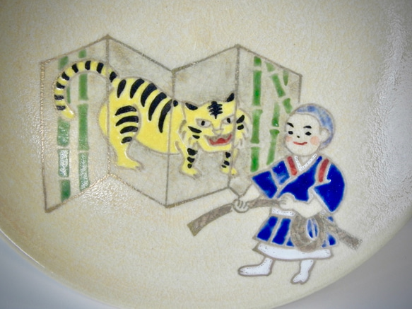 日本の昔話シリーズ　一休さん　銘々皿 2枚目の画像