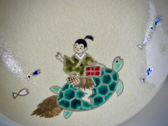 日本の昔話シリーズ　浦島太郎　銘々皿 2枚目の画像