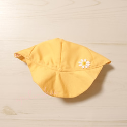 キャップ 帽子/ミモザ 黄色/ブライス・アイシードール服 4枚目の画像