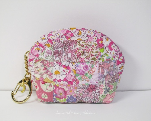 セール』リバティ ポーチ パッチワークキルト 『90』 ポーチ EMI 通販