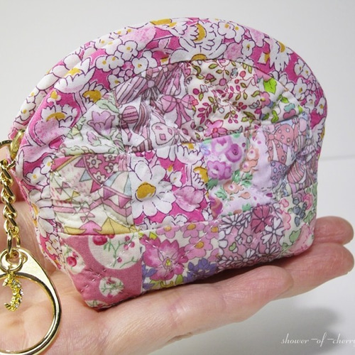 セール』リバティ ポーチ パッチワークキルト 『90』 ポーチ EMI 通販