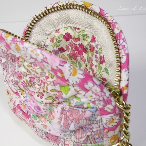 セール』リバティ ポーチ パッチワークキルト 『90』 ポーチ EMI 通販