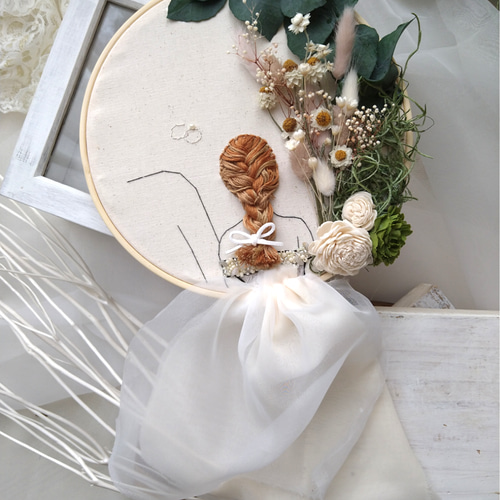 花嫁ウェディング刺繍【受注発注】✳オーダーメイド✳ウェディング 
