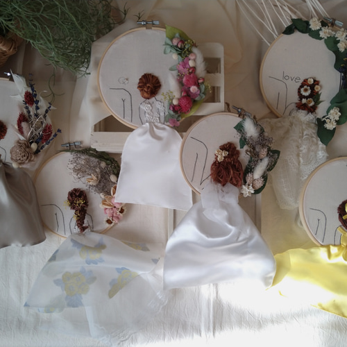 花嫁ウェディング刺繍【受注発注】✳オーダーメイド✳ウェディング