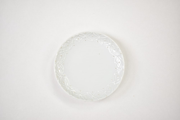 白いっちん　12㎝皿 2枚目の画像