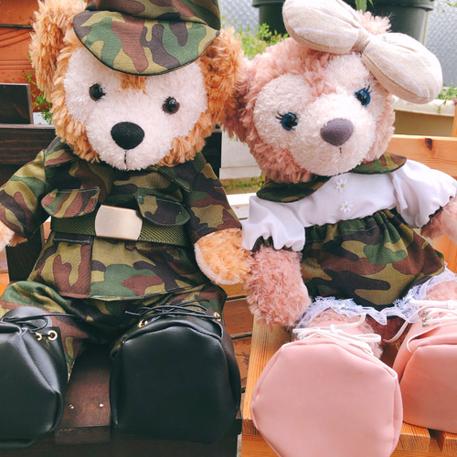 陸上自衛隊ダッフィー（Sサイズ）コスチューム♪ 生地 アン 通販