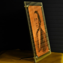 「明治維新の群像シリーズ」坂本龍馬ー銅製メタルプレートフォト 3枚目の画像