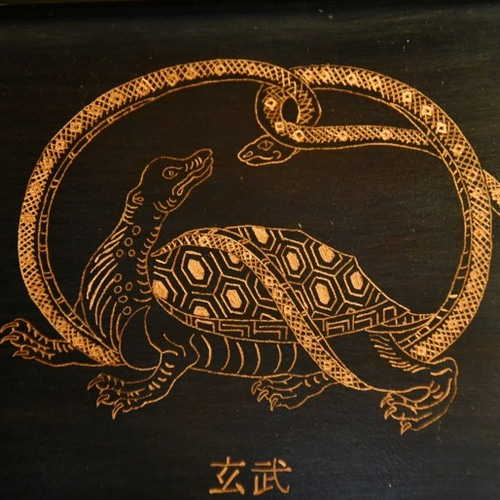 線刻シリーズ 四神「玄武」（キトラ古墳壁画より） その他アート