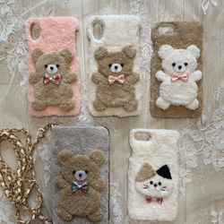 再販×4♥️おなかぽっこりくまちゃんiPhoneケース 3枚目の画像