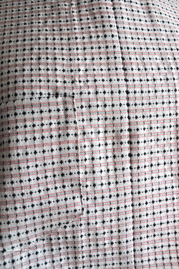 ウール着物羽織リメイク　ピンクチェックのショートパンツ 8枚目の画像