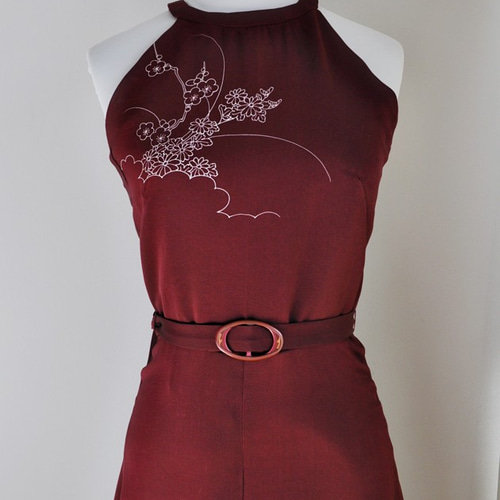 みさき 着物リメイク 膝丈ノースリーブ振袖 みさき様専用 着物リメイク 膝丈ノースリーブ振袖 - メルカリ