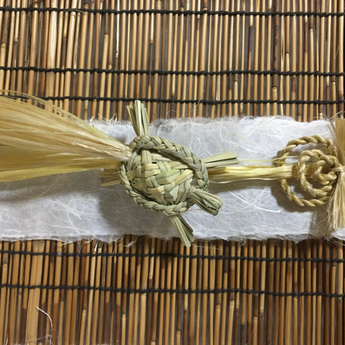 迎春飾り 精麻と真菰のお正月飾り・注連縄 その他インテリア雑貨 須賀