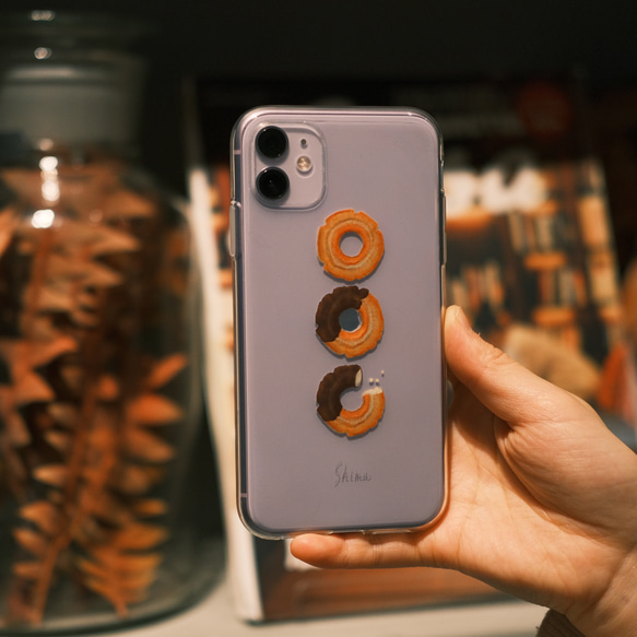 【受注生産】iPhoneケース　ドーナツ 3枚目の画像
