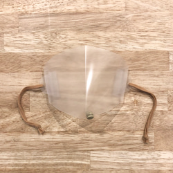 《送料無料》Creema限定・優しい印象のマウスガード・マウスシールド・クリアマスク・透明マスク・シンプル 2枚目の画像