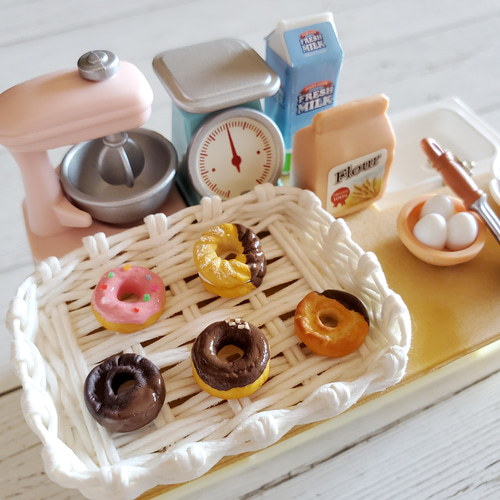 受注販売】ドーナツクッキーBOX ミニチュアスイーツ ミニチュア