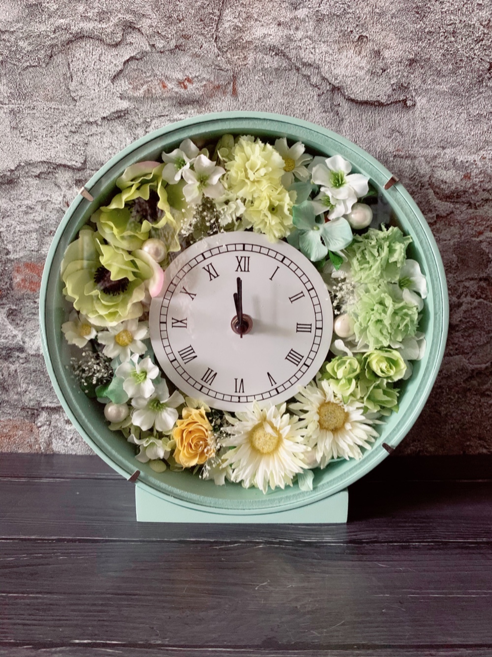 花時計　プリザーブドフラワー