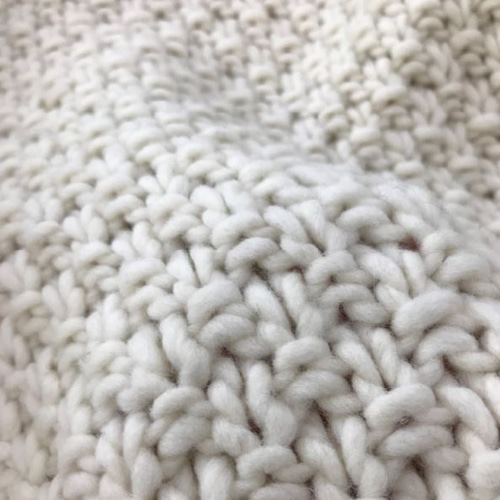 完売】ローゲージニット・タートルネック（NP-3608-白）・ウール