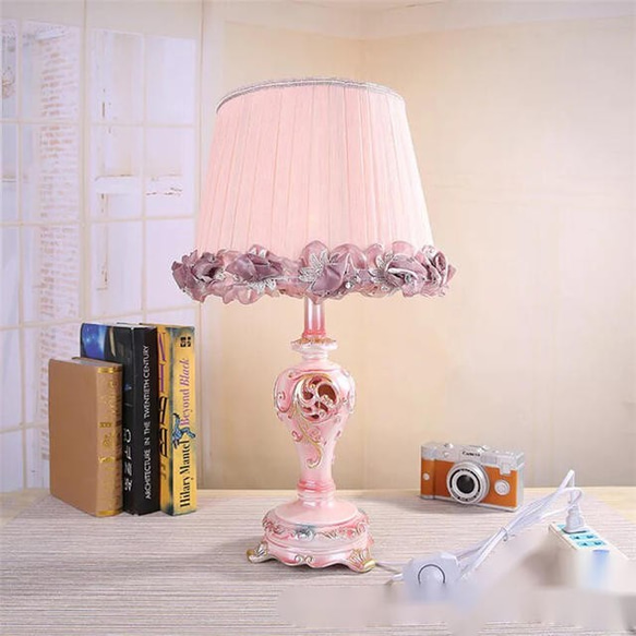 照明スタンドライト テーブルライト ．デスクライト姫系雑貨 花