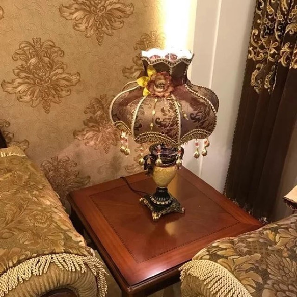 照明 スタンドライト テーブルランプ デスクライト姫系雑貨 花柄