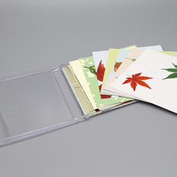 CDサイズの葉っぱのカード・メモ 2枚目の画像